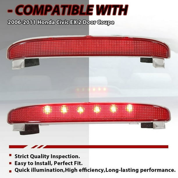 Kojem 3rd Brake Light High Mount Stop Lamp LED for 2006-2011 Honda