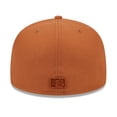 thumbnail image 4 of Men's New Era Brown Cincinnati Reds Spring Color 59FIFTY Fitted Hat, 4 of 5