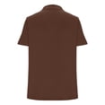 thumbnail image 4 of Womens Short Sleeve Polo Shirts V Neck Business Dressy Casual Tops Summer Collared Trendy Tees, 4 of 5