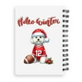 thumbnail image 2 of Hello Winter Bichon Frise Football Snowman Welcome Snowy Morning Spiral Bound Journal Bichons Dog Lovers Gifts Idea 5x7in Spiral Notebook - 01012, 2 of 5