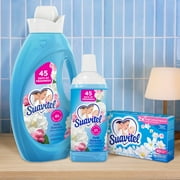 Suavitel Fabric Conditioner, Liquid Fabric Softener, 45 Days of Freshness, Field Flowers Scent, 105 fl oz