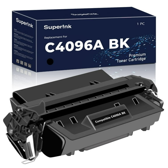 Compatible HP 96A C4096A Black Toner Cartridge By Superink