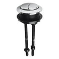 thumbnail image 3 of Round Dual Flush Toilet Tank Button Flush Toilet Tank Valve Bathroom Accessories, 3 of 9