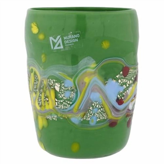 Verre de Venise Verre Murano Art Moderne - Vert