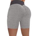 thumbnail image 4 of Abcnature Plus Size Shorts, Womens Athletic Shorts, Womens Stretch Leggings Fitness Running Gym Pockets Active Shorts, Yoga, Comfy Beach Shorts, Yoga Pants, Cycling Sport Shorts Gray M, 4 of 4