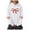 White, variant on Xudanell Pullover Hoodies Crew Neck Sweatshirts Women Bow Red Hoodie Graphic Clothes for Women Black M