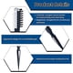 thumbnail image 2 of Peine para peinar el cabello YONGSHENG cepillo de tiburón multifunción para todo tipo de cabello, 2 of 5