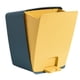 thumbnail image 4 of Cubo de basura con pedal, cubo de basura con pedal, cubo de basura con pedal para restaurante, oficina y hogar. amarillo, 4 of 9