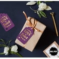 thumbnail image 4 of Inkdotpot Gold Foil Paper Hang Tags Love Is Sweet Wedding Favor Tags 50 Pack, 4 of 6