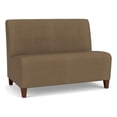 thumbnail image 1 of Lesro Ravenna Reception Armless Loveseat in Brown, 1 of 5