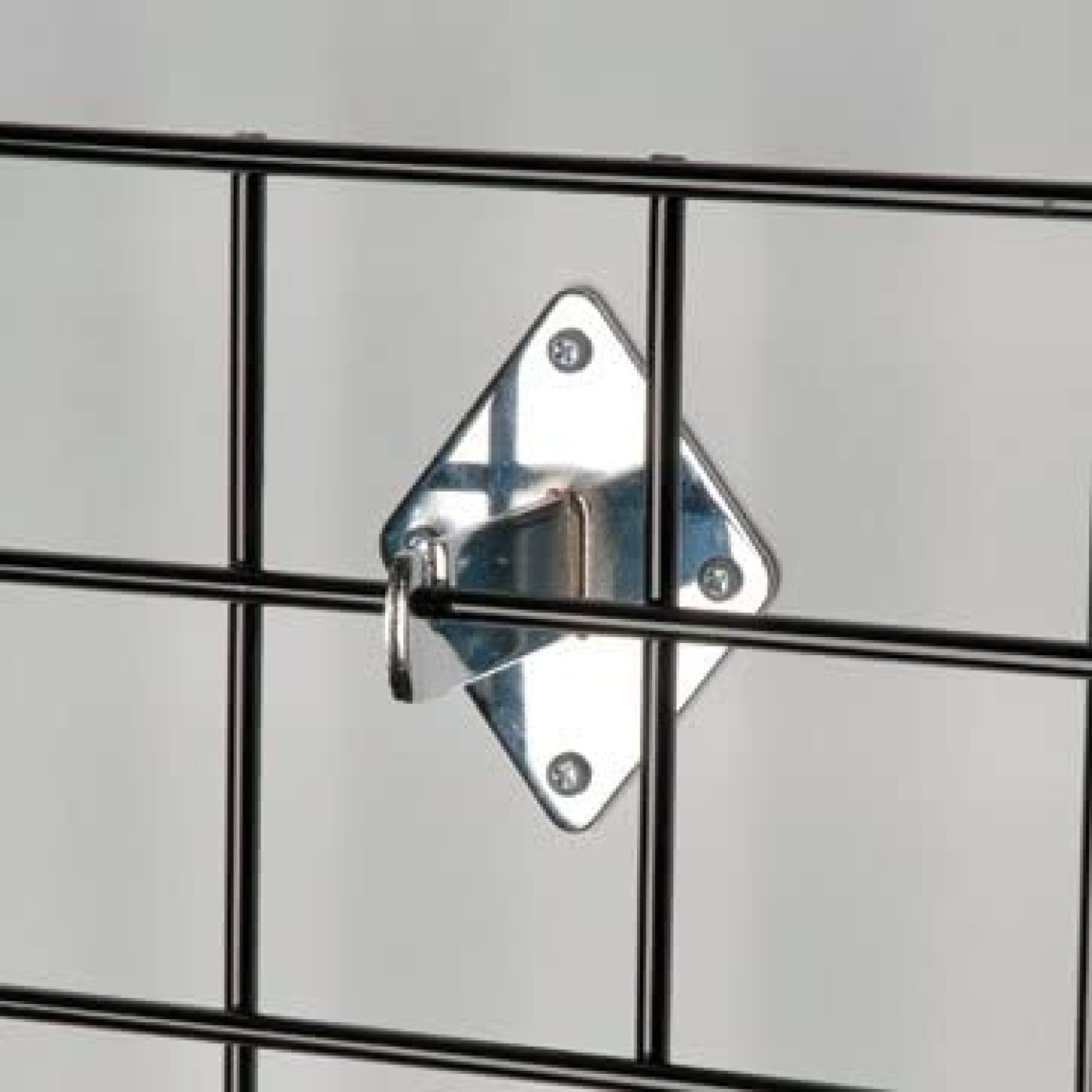 Codllyne Wall Brackets for Gridwall or Grid Panels Chrome Color Set