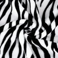thumbnail image 4 of Flannel Fleece Throw Blanket for Couch, Zebra Blanket Black and White for Adult, Lightweight Warm Cozy Soft Blanket for Bed Sofa 260GSM, Suitable for All Seasons (Black Zebra,50x60inches), 4 of 6