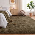 thumbnail image 3 of Pentantan 5ft x 8ft Shag Area Rugs, Fluffy Rug for Living Room Bedroom, Soft Plush Pile Indoor Carpet, Dark Green, 3 of 7