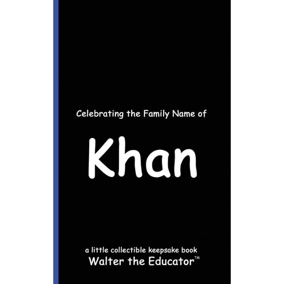 Celebrating Family Names Book Celebrating the Family Name of Khan, (Paperback)