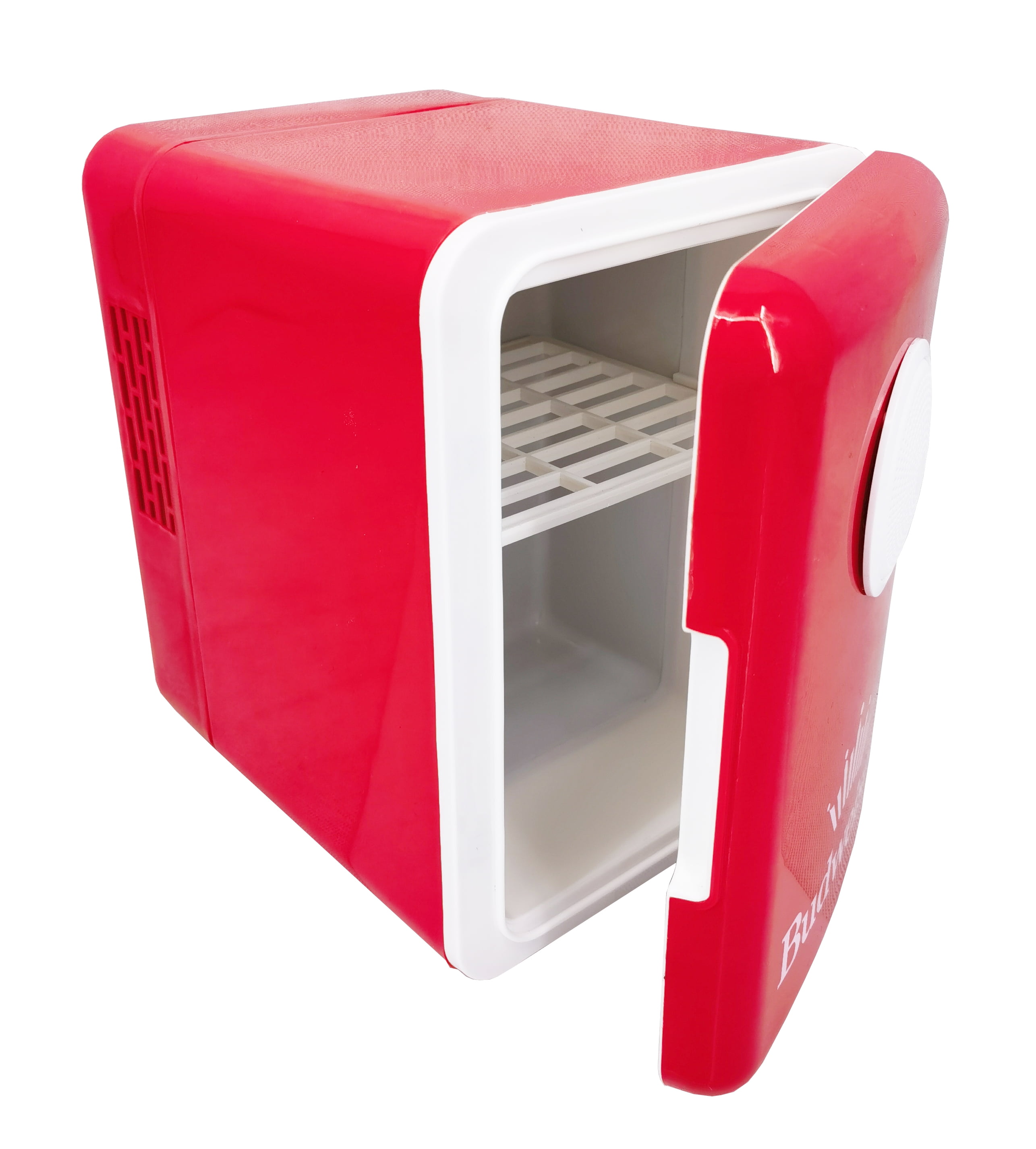 Budweiser 4L 6-Can Mini Fridge, Bluetooth Speaker, Thermoelectric