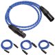 thumbnail image 1 of Twowood auricular 1 / 1.8 / 3/5 / 10/15 / 20m Macho a hembra Micrófono Extensión de la línea de audio cable cable, 1 of 6