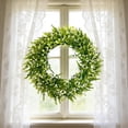 thumbnail image 6 of Artificial Flower Wreath Door Hanging Decoration Colorful Floral Design Fade Resistant Durable Easy Hang Front Door Window Wall Porch Party Holiday Home Seasonal Decor Accent, 6 of 6