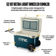 thumbnail image 2 of RTIC 52 Qt 76-Can Ultra-Light Rolling Cooler, Marine/Canvas, 2 of 8