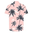 thumbnail image 4 of Aloohaidyvio Hanes Hawaiian Shirt for Men 2025 - Beach Vacation Short Sleeve Loose Fit Shirts - Floral Button Down Shirt, 4 of 6