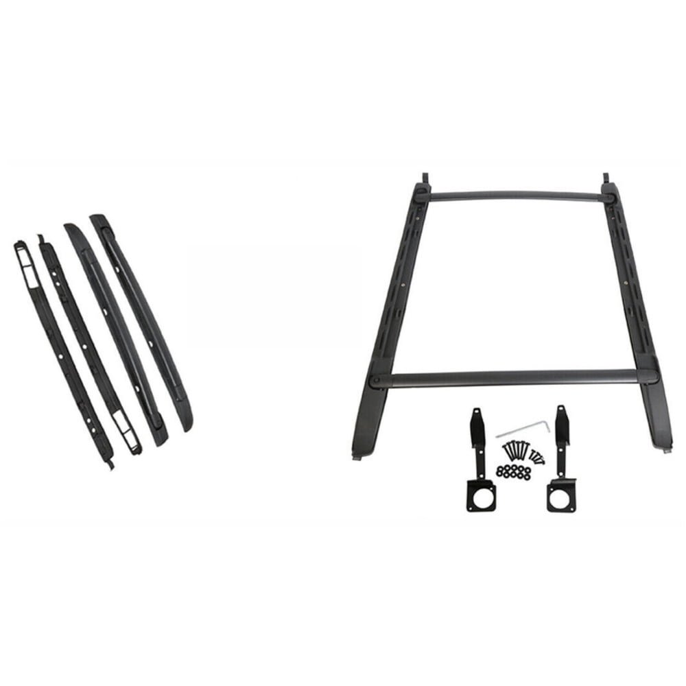 For 20052021 Toyota Double Cab Top Roof Rack Side Rails Bars