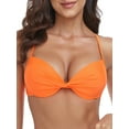 thumbnail image 3 of RELLECIGA Women's Push Up Bikini Top Twist Front Underwire Bathing Suit, 3 of 6