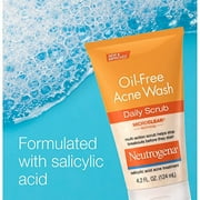 2 Pack - Neutrogena Oil-Free Acne Wash Daily Scrub 4.20 oz
