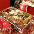 thumbnail image 1 of Christmas Tablecloth for Decor, 2025 Upgraded Round Rectangular Christmas Table Cloth, Xmas Holiday Dining Table Cover for Family Gatherings Winter Party Decorations (Red, Rectangular), 1 of 12