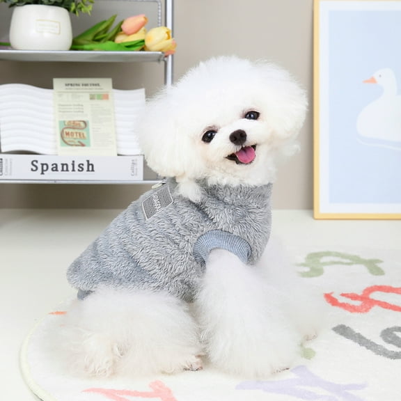 Pet Artist Puppy Pet Dog Cat Warm Fleece Vest Clothes Sweaters Jumper Winter Coat Apparel Chihuahua Yorkshire