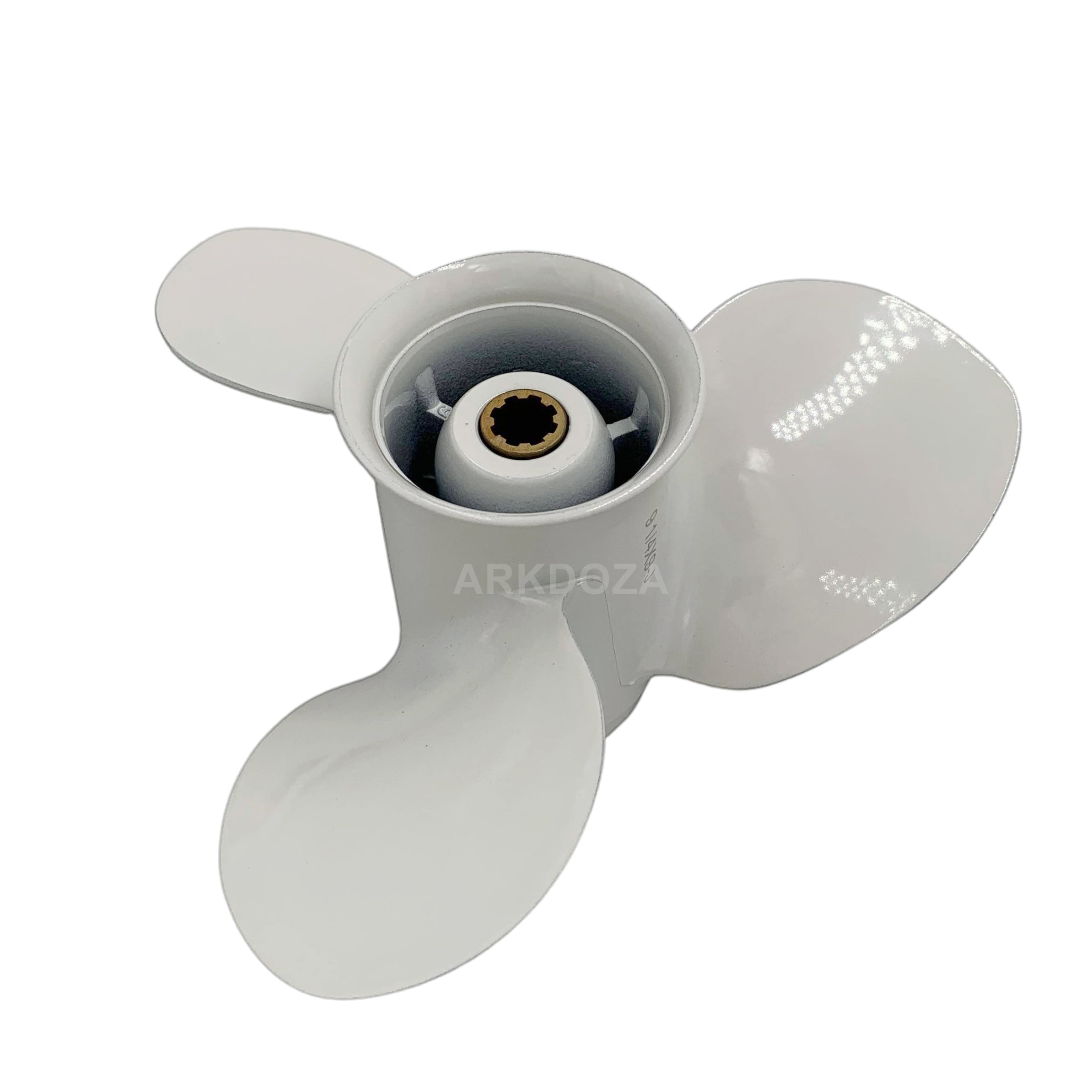 9.25x12 Aluminum Boat Propeller For Honda Outboard 8-20HP Motors - 8 Tooth