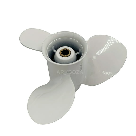 Propeller 9 1/4x10 for Yamaha Outboard 9.9-15HP Aluminum 8 Tooth OEM NO:63V-45952-00-EL 9.25x10