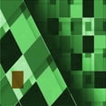 thumbnail image 1 of Ahgly Company Machine Washable Indoor Square Transitional Deep Emerald Green Area Rugs, 5' Square, 1 of 7