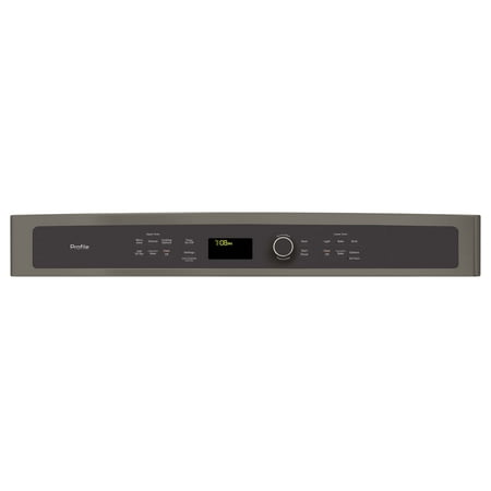 GE Profile - 30" Built-In Double Electric Convection Wall Oven with Built-In Microwave - Slate