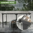 thumbnail image 5 of 10 ft.×14 ft. Hardtop Outdoor Gazebo Pergola Aluminum Framed with Sloping Pitched Roof for Garden, Patio, 5 of 7