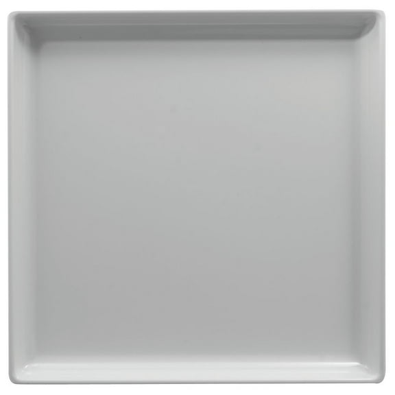 HUBERT Square Serving Tray White Melamine - 14" L x 14" W x 1 1/2" H