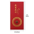 thumbnail image 2 of 10 Pack Luxurious Chinese Red Envelopes for Money 2025 Lunar New Year, Chinese Red Pockets Hong Bao Gift Money Envelopes Lucky Money Envelopes, Gold Foil(Classic Style), 2 of 4