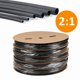 thumbnail image 1 of Tubo termorretráctil de 1/5/10/25M, 1, 2, 3, 5, 6, 8 y 10mm de diámetro, envoltura de alambre, venta de reparación de conectores DIY, 1 of 3