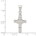 thumbnail image 3 of FB Jewels Sterling Silver Claddagh Cross Charm, 3 of 4