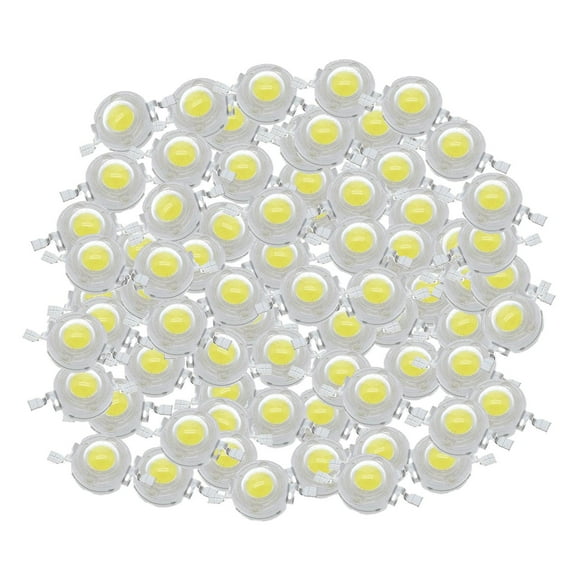 Chip de luz de alta potencia SMD Sunnimix 100x 3W Blanco