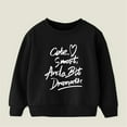 thumbnail image 3 of SonxaHe Infant Boy' Sweatshirt Fleece Warm Long Sleeves Letter Print Thick Overiszed Winter Fall Sweatshirt Black,Sized 1-3, 3 of 3