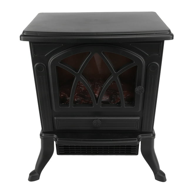Chauffage de Poêle Électrique à Quartz Infrarouge 3D, Chauffage de Poêle Effet Flamme 3D Chauffage Rapide Chauffage d'Appoint Électrique pour la Maison, Chauffage de Poêle Autonome à Quartz Infrarouge