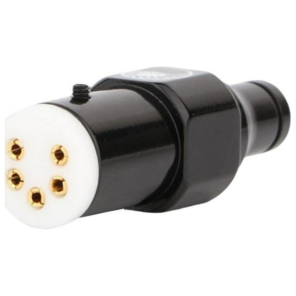 1PC 5 Pins Plug Connector Signal Cable Durable Turntable Black HiFi Seat for Performance Phono