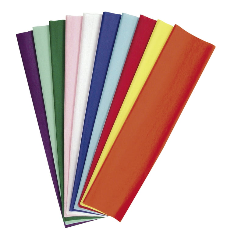 Spectra Deluxe Kolorfast Non-Bleeding Art Tissue Paper, 20 x 30 in, Assorted Color, Pack of 10