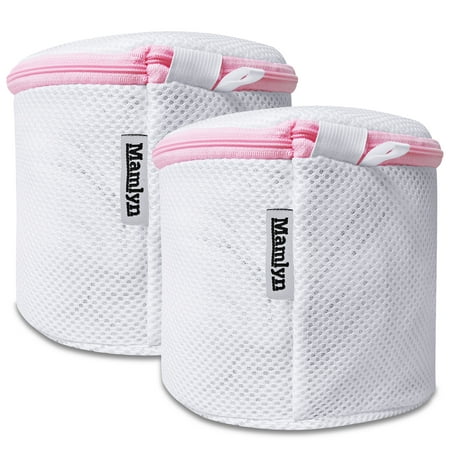 

Mamlyn Mesh Bra Bags for Washing Machine Lingerie wash Bags for Laundry (set of2)
