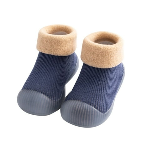 

Slippers Socks Shoes with Grips for Toddler Kids Baby Boys Girls Non-slip Moccasins Boots Warm