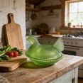 thumbnail image 2 of Hen On Nest Glass Dish ，Glass Chicken Candy Jar with Lid, Rustic Farmhouse Candy Bowl & Snack Tray, Decorative Kitchen Fruit Platter, Gift Idea for Home Decor, 2 of 3
