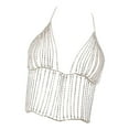 thumbnail image 1 of Cadena de cuerpo de borlas de plata Hugo Bikini verano playa, 1 of 9