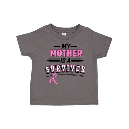 

Inktastic My Mother is a Survivor Breast Cancer Awareness Gift Toddler Boy or Toddler Girl T-Shirt