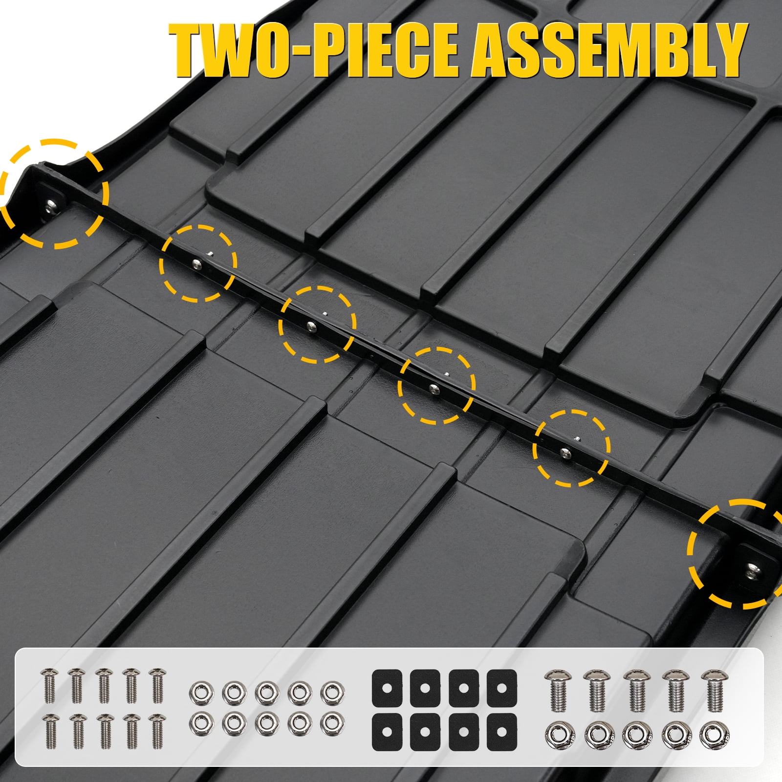 Slide Out Truck Bed Cargo Tray, HDPE Lightweight Sliding Organizer, 500 lbs Capacity, Fit Ford F-150, Chevy Silverado, GMC Sierra, Dodge Ram, Toyota Tundra