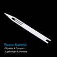 thumbnail image 3 of Uxcell Fishing Net Repair Kit, 5# Plastic Fishing Net Sewing Needles, White 10Pack, 3 of 5