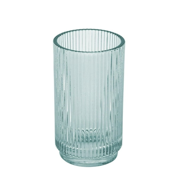 hometrends Rib Glass Tumbler Gold
